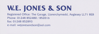 W E Jones and Son Ltd 1128516 Image 1